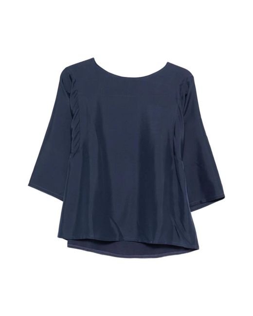 Weekend by Maxmara Blue Blouses