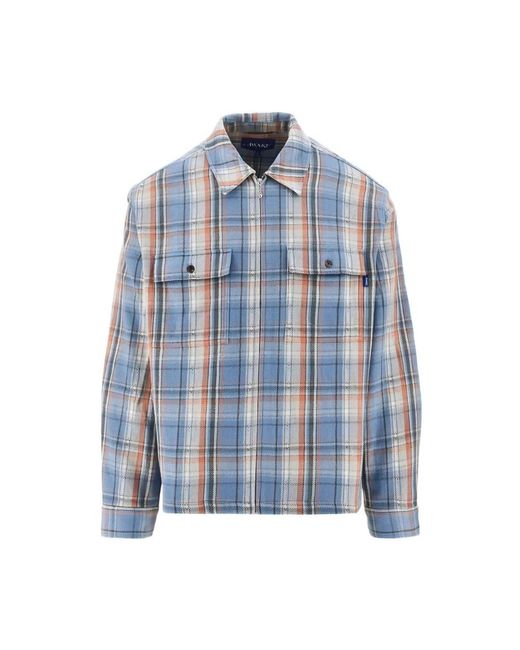 AWAKE NY Blue Casual Shirts for men