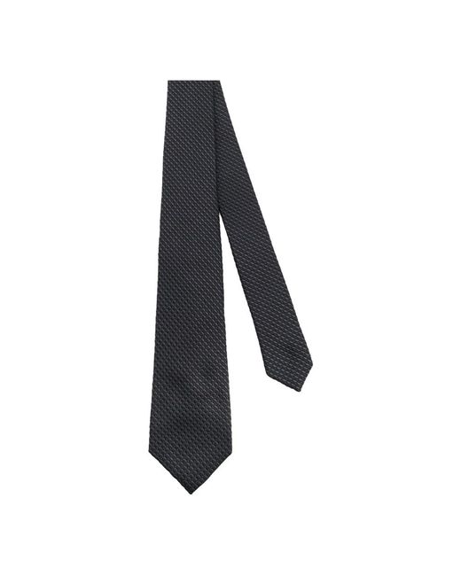 Kiton Ciro Paone Seidenkrawatte in Black für Herren
