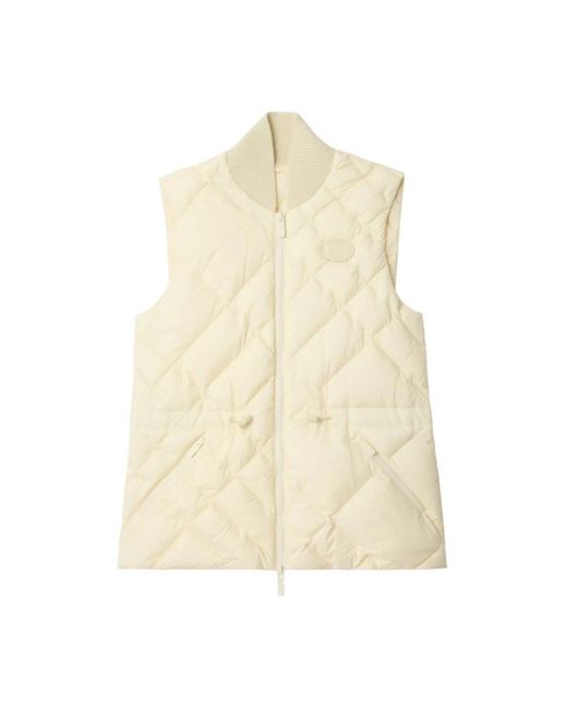 Vests Burberry de color Natural