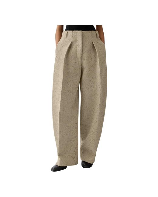 Jacquemus Natural Wide Trousers