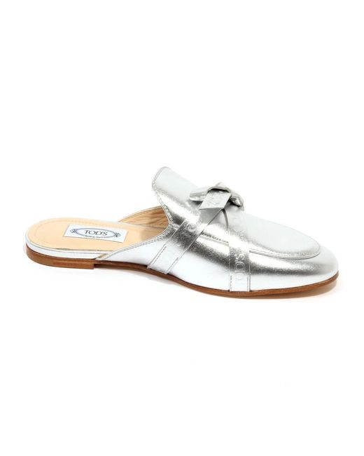 Tod's White Mules