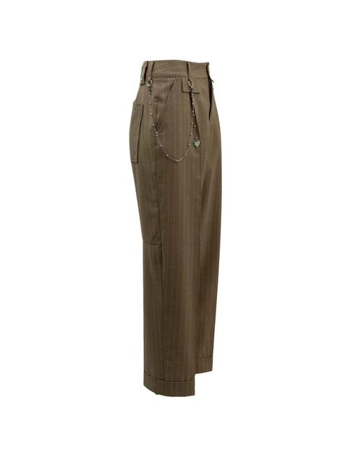 High Green Straight Trousers