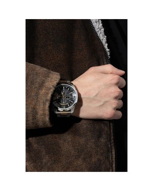 DIESEL Mega Chief Chronograph in Metallic für Herren