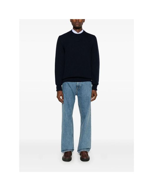 Norse Projects Blue Round-Neck Knitwear for men