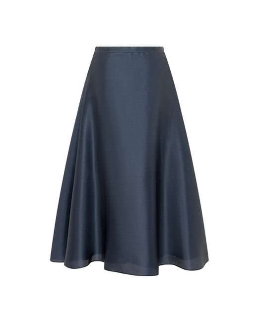 Alberta Ferretti Blue Midi Skirts