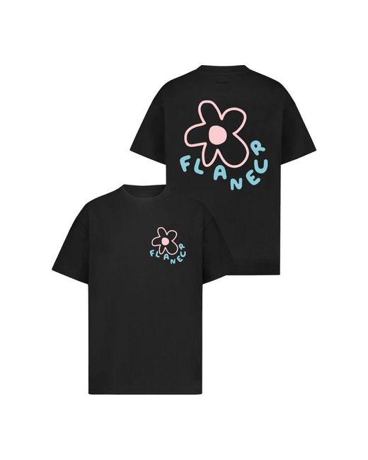 T-Shirts flâneur de hombre de color Black