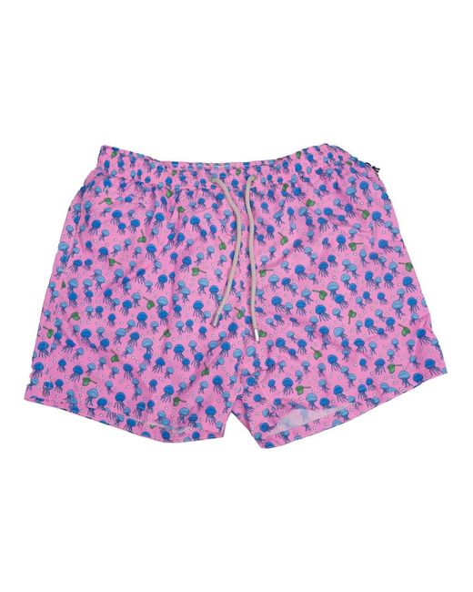 Mc2 Saint Barth Purple Beachwear for men