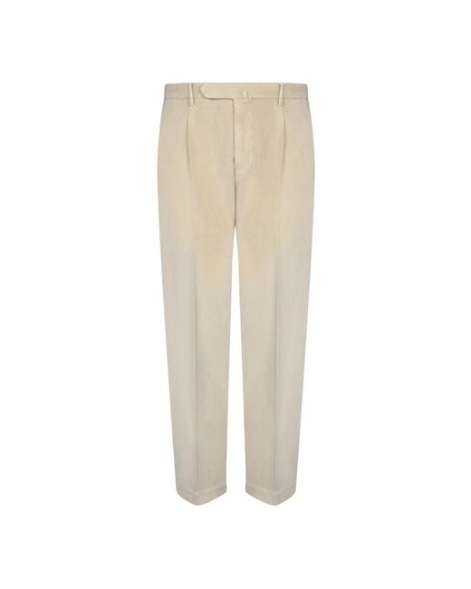 Dell'Oglio Natural Suit Trousers for men