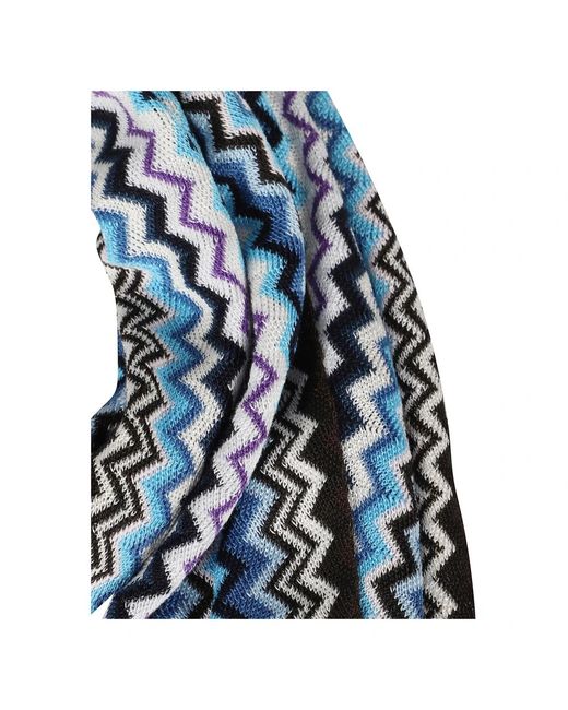 Missoni Blue Scarves for men