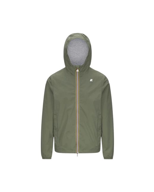 K-Way Green Rain Jackets for men