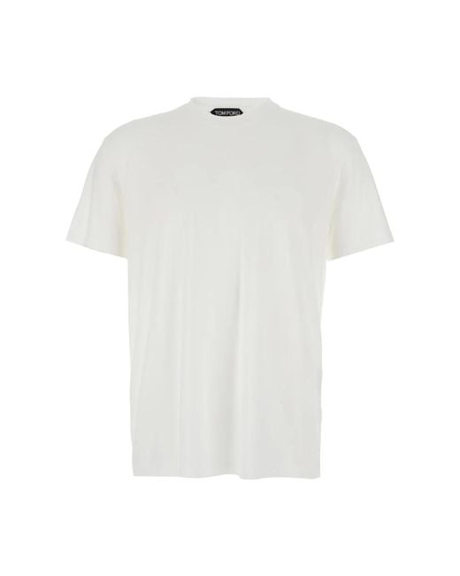 T-Shirts di Tom Ford in White da Uomo