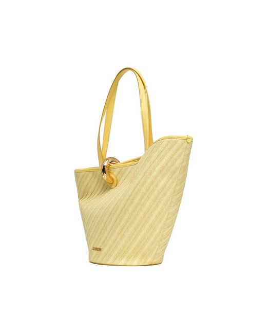 Jacquemus Yellow Tote Bags