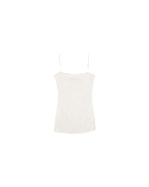 Jacquemus White Sleeveless Tops