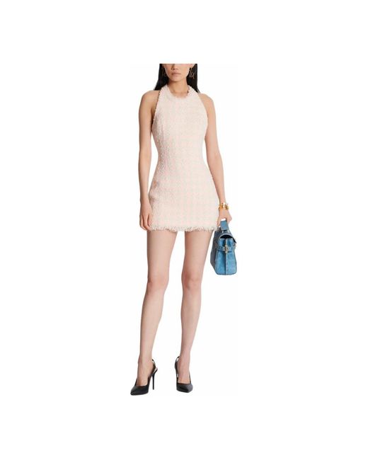 Balmain Short Dresses in het Pink