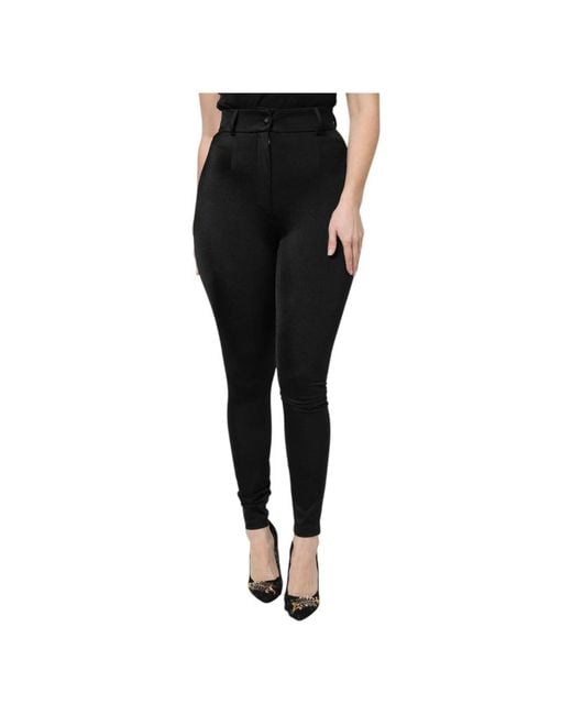Dolce & Gabbana Skinny Trousers in het Black