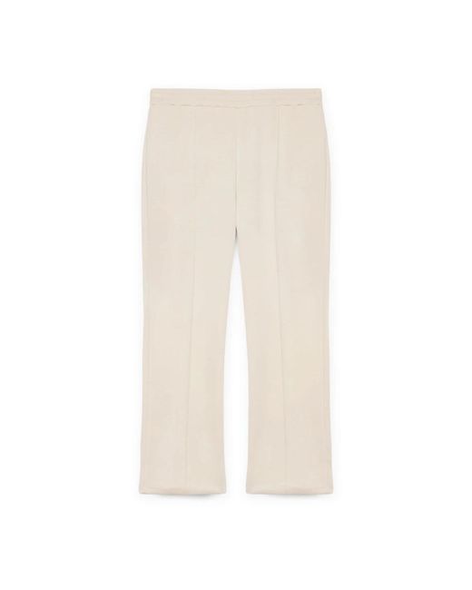 Wide Trousers FIORELLA RUBINO de color Natural