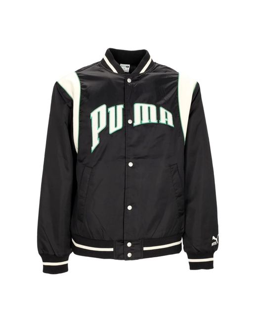 PUMA Black Bomber Jackets for men