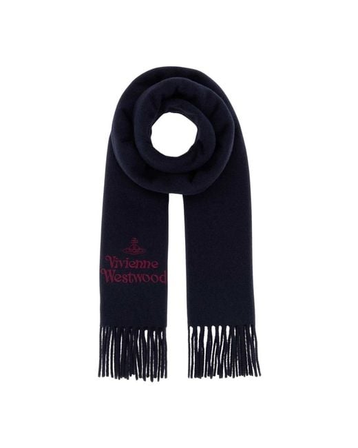 Vivienne Westwood Blue Winter Scarves