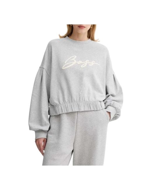 Boss Gray Sweatshirts