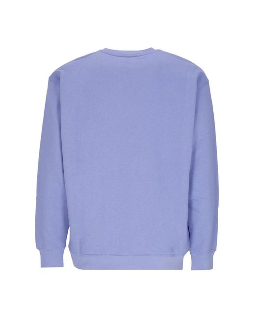 Obey Premium Fleece Crew Neck Sweatshirt in het Blue voor heren