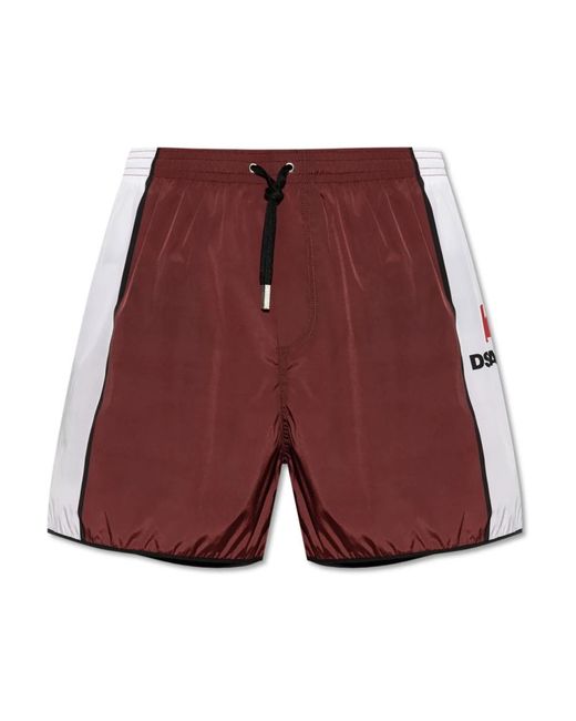 DSquared² Beachwear in het Red voor heren