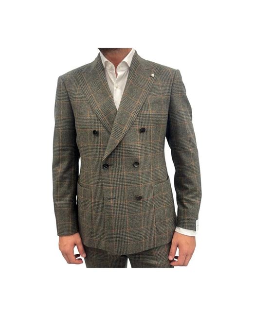 Luigi Bianchi Elegantes anzugkleid luigi bianchi tova in Black für Herren