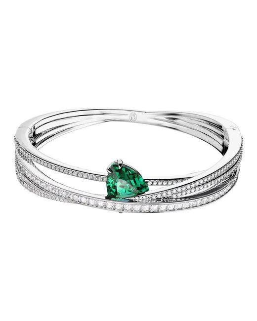 Swarovski Hyperbola Bangle in het Metallic