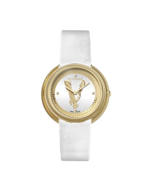 Versace Thea 38Mm in het Metallic