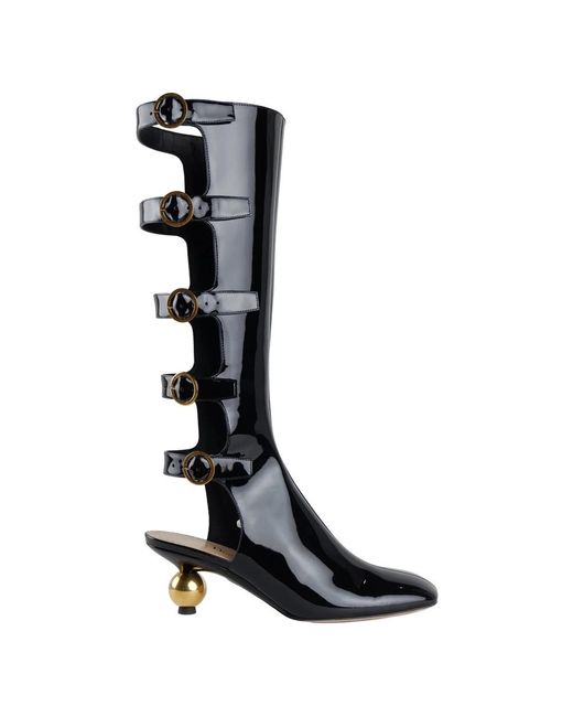 Dior Black Stiefeletten Mit Absatz