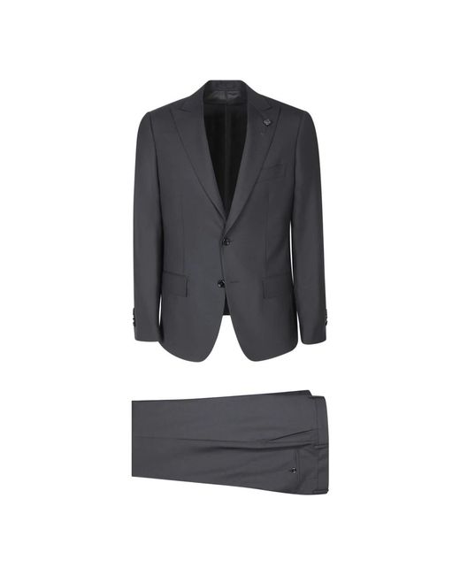 Lardini Single Breasted Suits in het Gray voor heren
