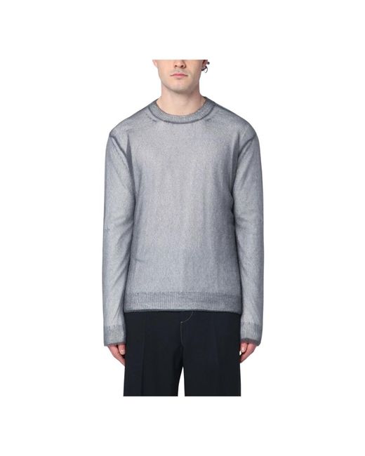 Jil Sander Gray Round-Neck Knitwear for men
