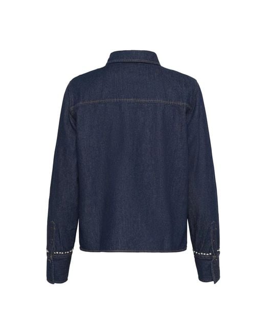 Part Two Denim Shirts in het Blue