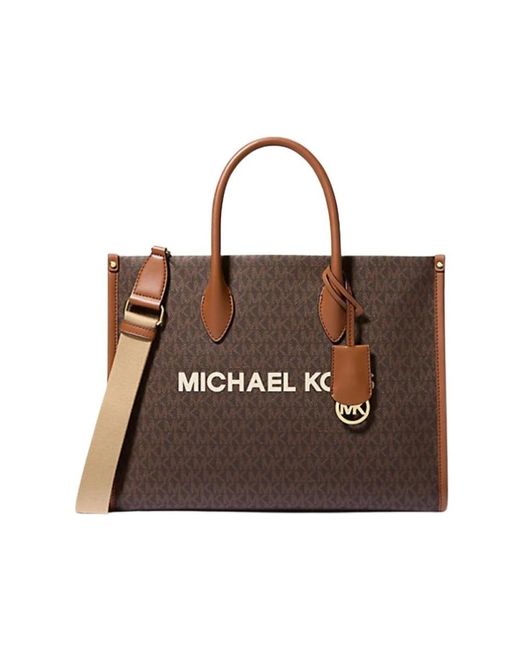 Michael Kors Brown Tote Bags