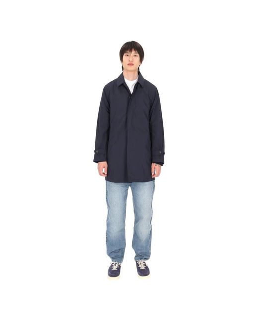 Valstar Blue Single-Breasted Coats for men