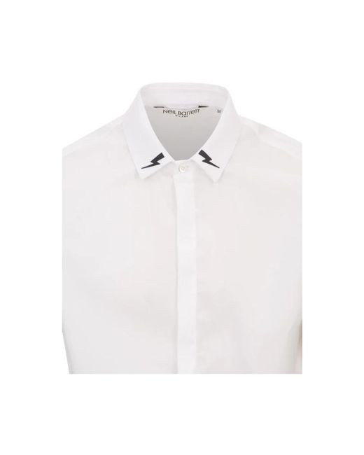 Neil Barrett White Formal Shirts for men