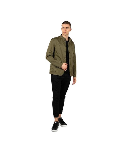 Xagon Man Jassen ,Groen ,Stijlvolle Jas Met Knoopzakken in het Green voor heren