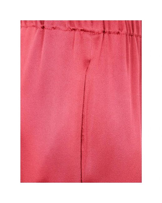 Antonelli Red Wide Trousers