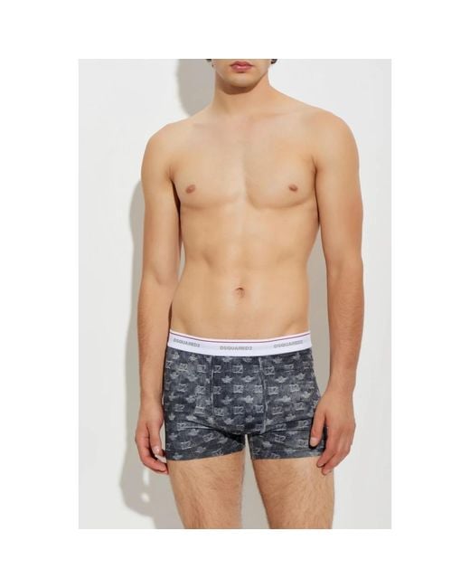 Bottoms DSquared² de hombre de color Gray