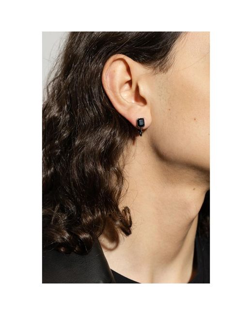 Earrings DSquared² de hombre de color Black