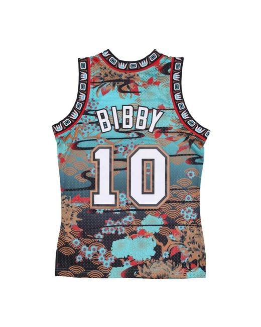 Mitchell & Ness Fitness ,Veelkleurig ,Polyester Basketbal Tanktop Swingman Jersey 1998 in het Blue voor heren