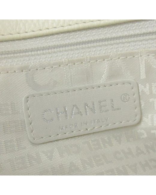 Chanel Vintage Gebrauchte 2.55 Tasche in Weiß - Lyst