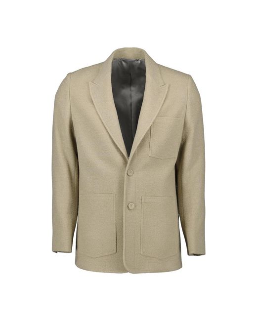 Dior Jassen ,Wol Wollen Blazer Met Piek Revers in het Green voor heren