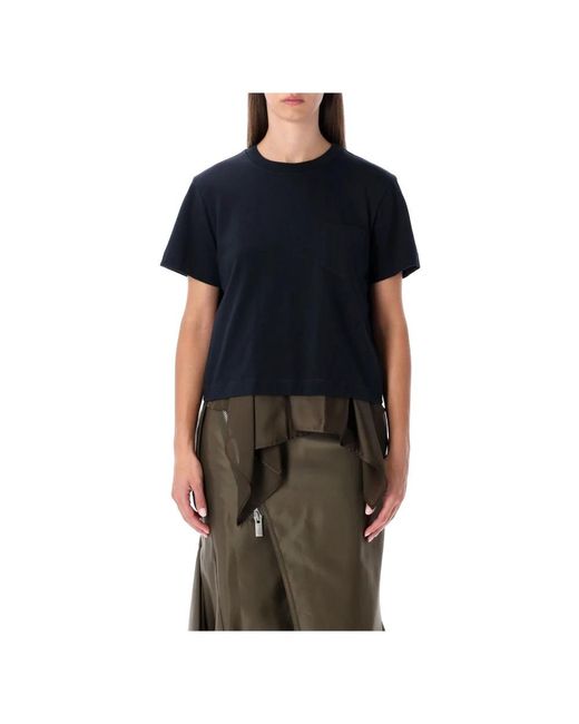 Sacai T-Shirts in het Black
