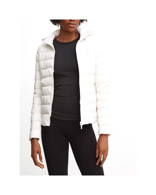 Guess White Gefütterte steppjacke