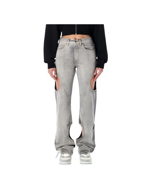 Off-White c/o Virgil Abloh Black Straight Jeans