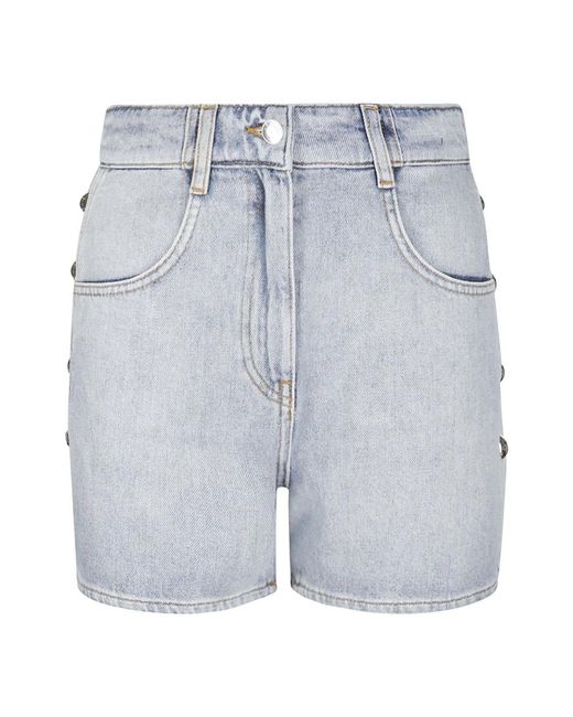IRO Blue Denim Shorts