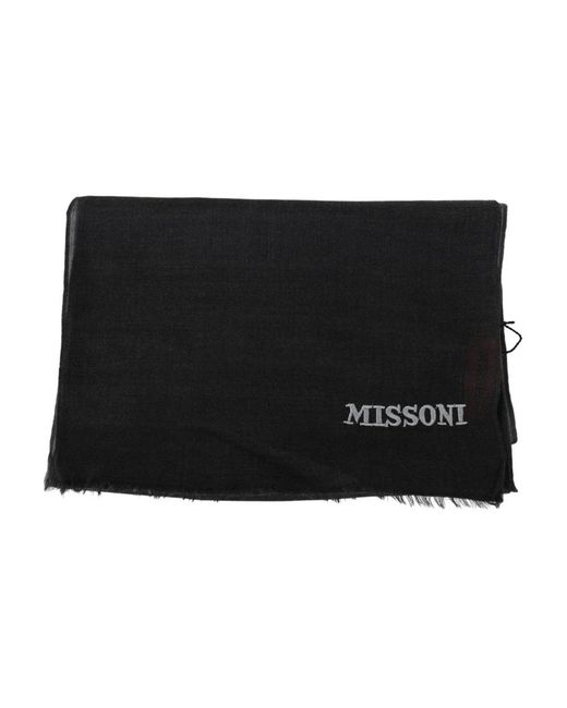 Missoni Wool Scarf in het Black voor heren