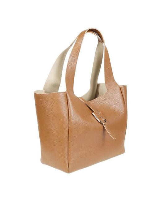 Hogan Brown Shopping Bags