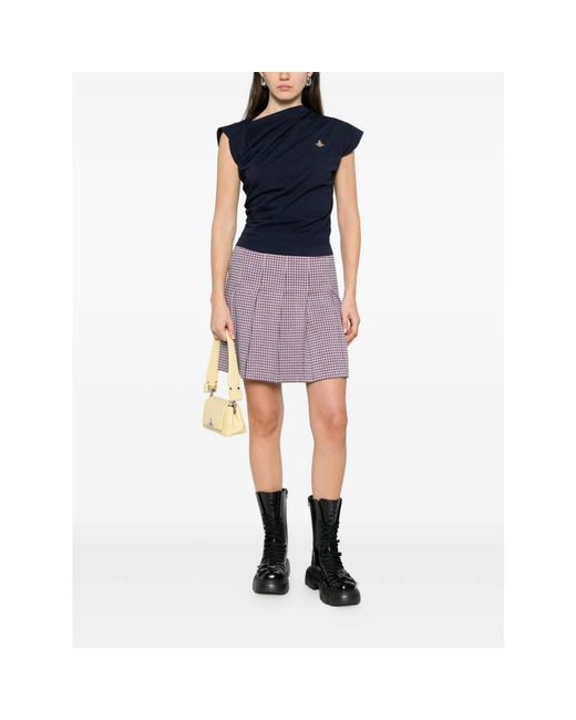 Vivienne Westwood Blue Sleeveless Tops
